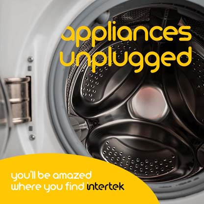 The interior of a clothes washer